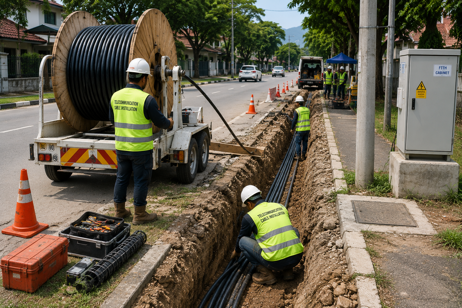 Telecommunication Cable Installation