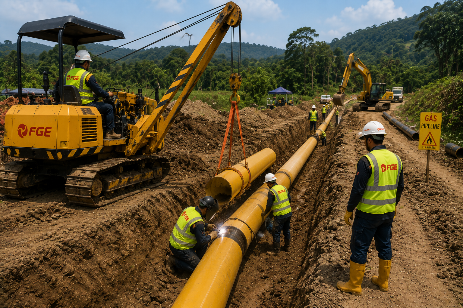 Gas Pipeline Installation